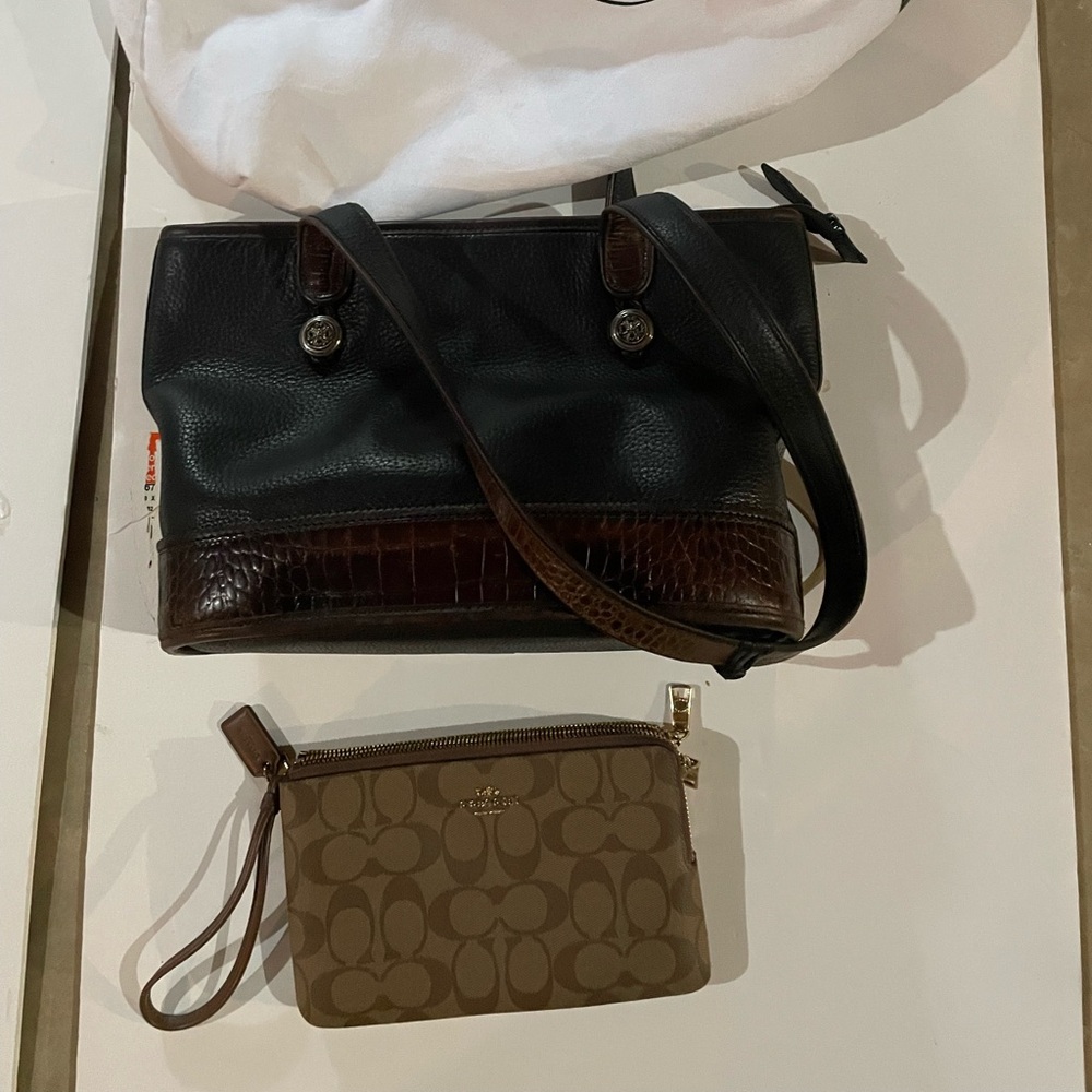 BRIGHTON LEATHER HANDBAG